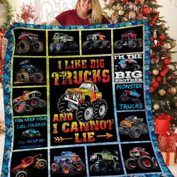 Monster Truck JFJ10027 3D Customized Quilt 2707 and Home Decor