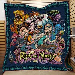 Monster With Rick Quilt and Home Decor
