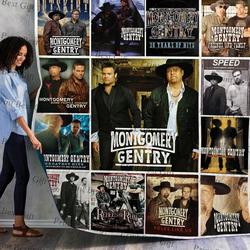 Montgomery Gentry Albums Cover Poster Quilt Blanket Ver 2 and Home Decor