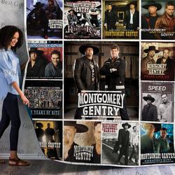Montgomery Gentry Albums Cover Poster Quilt and Home Decor