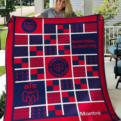 Montreal Alouettes 1 Blanket Th1607 Quilt and Home Decor