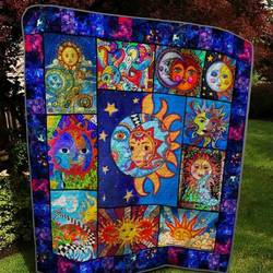 Moon And Sun Tnt0804 4 Quilt Blanket  Quilt and Home Decor