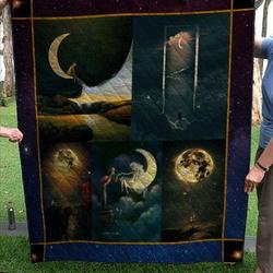 Moon Quilt and Home Decor