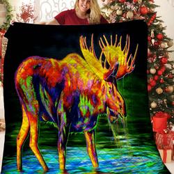 Moose Jfj Quilt Lvo and Home Decor