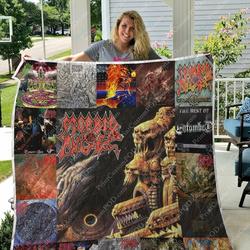 Morbid Angel Albums Quilt Blanket For Fans Ver 17 and Home Decor