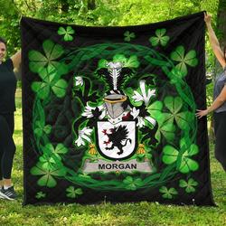 Morgan Ireland Irish Celtic Shamrock Knot Circle JFJ10075 3D Customized Quilt 2707 and Home Decor