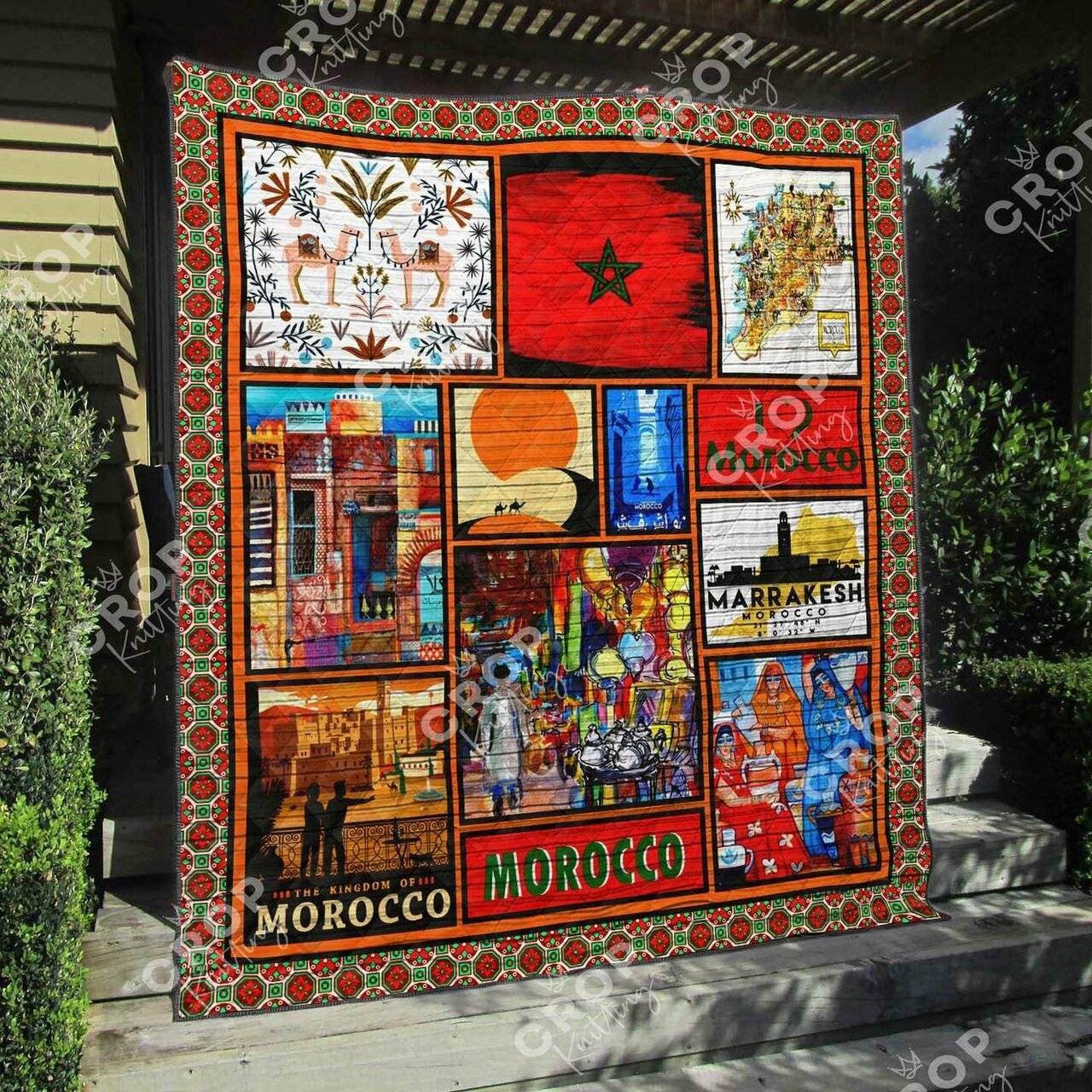 Morocco Na260601 Quilt Blanket and Home Decor