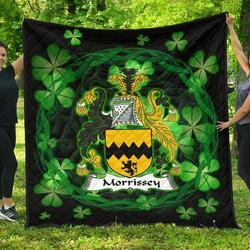 Morrissey Ireland Irish Celtic Shamrock Knot Circle JFJ10098 3D Customized Quilt 2707 and Home Decor