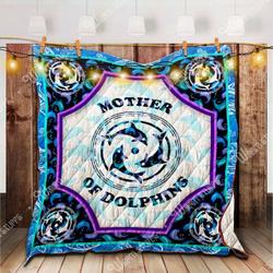 Mother Of Dolphins Quilt Oqy and Home Decor