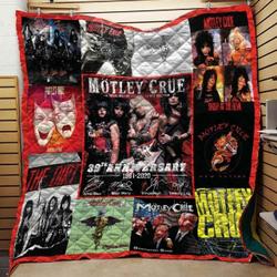 Motley Crue Tribute Blanket Th0907 Quilt and Home Decor