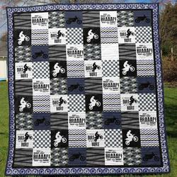 Motocross Tu110705A Quilt Blanket and Home Decor