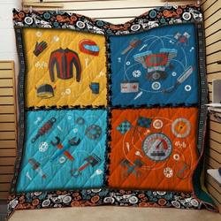 Motorcycle DQ V4 3D Customized Quilt and Home Decor