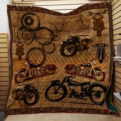Motorcycle DQ V7 3D Customized Quilt and Home Decor