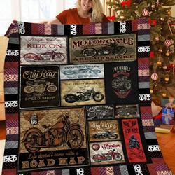 Motorcycle JFJ10146 3D Customized Quilt 2707 and Home Decor