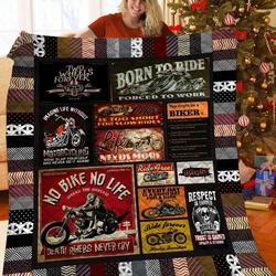 Motorcycle JFJ10147 3D Customized Quilt 2707 and Home Decor