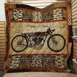 Motorcycles Washable Handmade Quilt 2611-04 and Home Decor