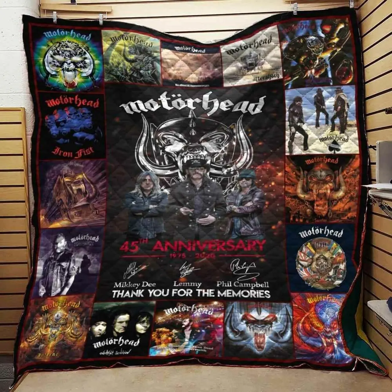 Motorhead Collage Blanket Th0907 Quilt and Home Decor