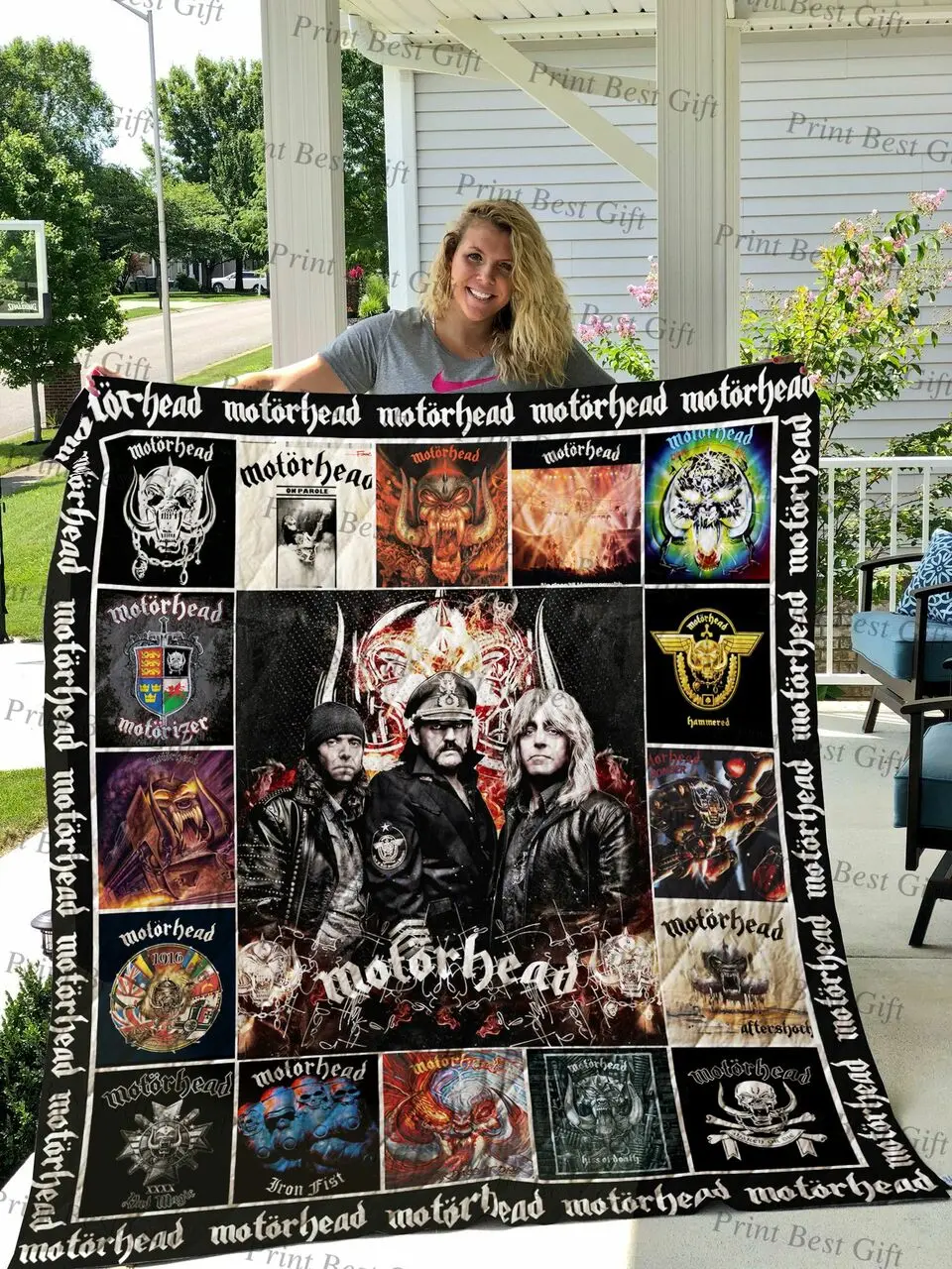 Motrhead Albums Cover Poster Quilt Blanket Ver 3 and Home Decor