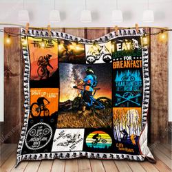 Moutain Biking Quilt Kp and Home Decor