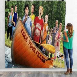 Movie Camp Cool Kids N 3D Customized Personalized Quilt Blanket and Home Decor