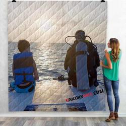 Movie Dolphin Kick V 3D Customized Personalized Quilt Blanket and Home Decor
