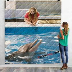Movie Dolphin Tale 2 D 3D Customized Personalized Quilt Blanket and Home Decor