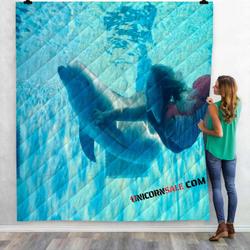 Movie Dolphin Tale 2 N 3D Customized Personalized Quilt Blanket and Home Decor