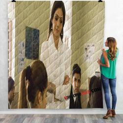 Movie Mom N 3D Customized Personalized Quilt Blanket and Home Decor