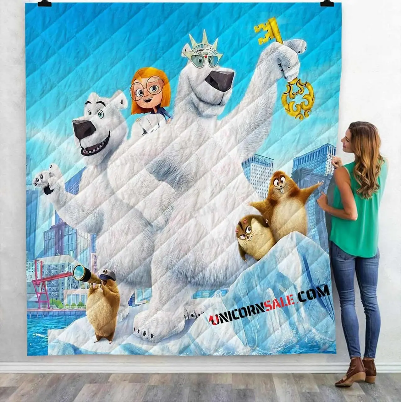 Movie Norm Of The North Keys To The Kingdom V 3D Customized Personalized Quilt Blanket and Home Decor