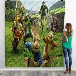 Movie Peter Rabbit N 3D Customized Personalized Quilt Blanket and Home Decor