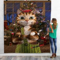 Movie Pettersson And Findus 2 D 3D Customized Personalized Quilt Blanket and Home Decor
