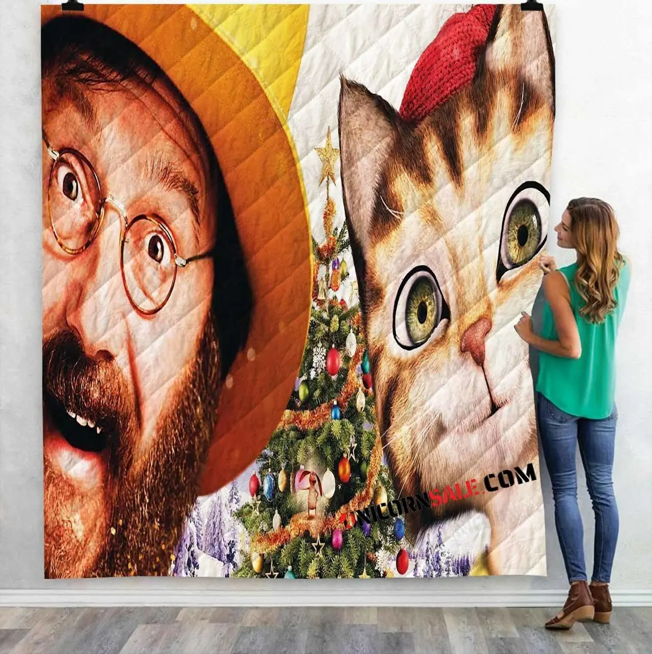 Movie Pettersson And Findus 2 N 3D Customized Personalized Quilt Blanket and Home Decor