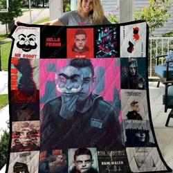 Mr Robot Quilt Blanket M040618  Quilt and Home Decor