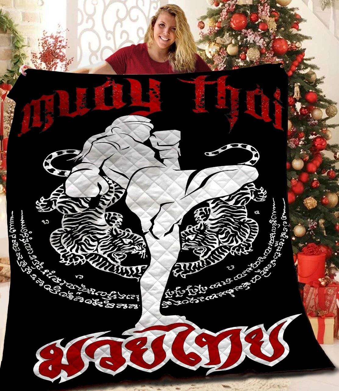 Muay Thai Jfj Quilt Ldm and Home Decor