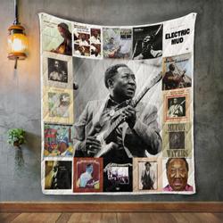 Muddy Waters Album Covers Quilt Blanket and Home Decor