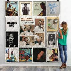 Muddy Waters Albums Quilt Blanket 02 and Home Decor
