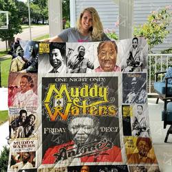 Muddy Waters Quilt Blanket 01021 and Home Decor