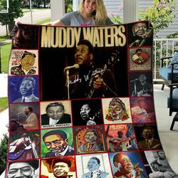 Muddy Waters Quilt Blanket Th1607 and Home Decor