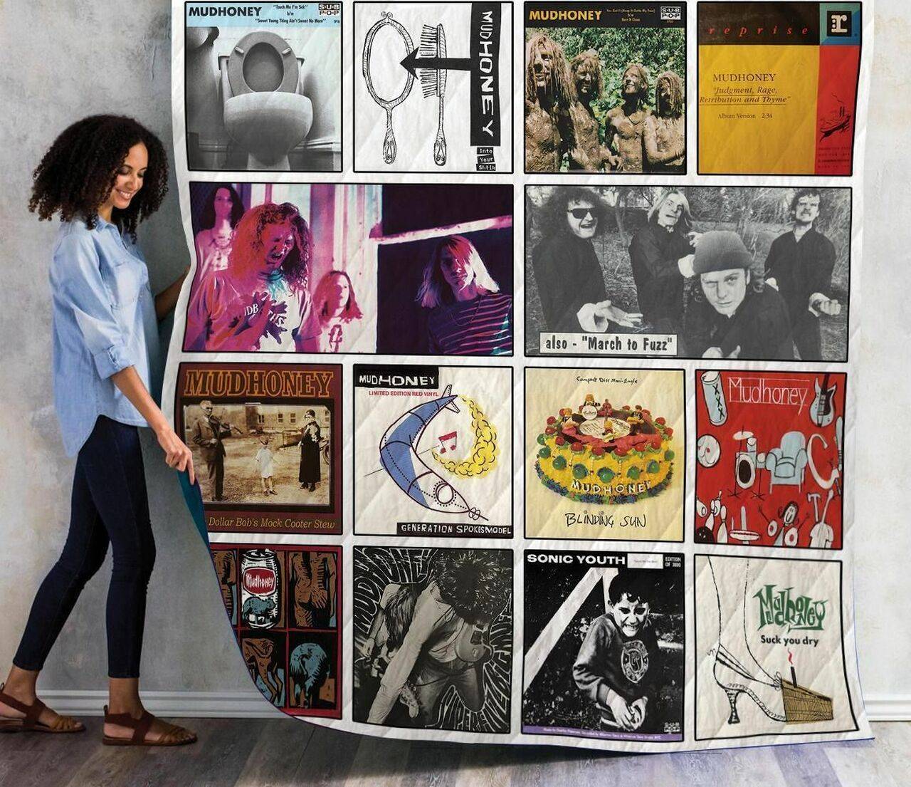 Mudhoney Singles Quilt Blanket 01 and Home Decor