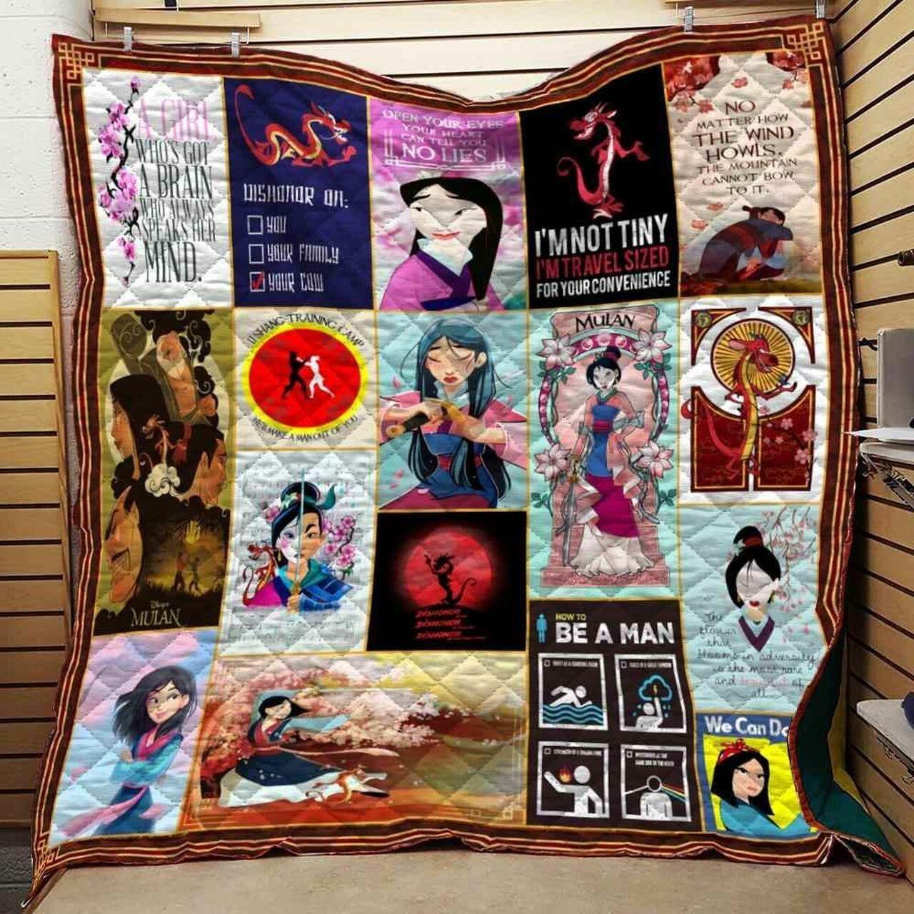 Mulan Blanket Th1807 Quilt and Home Decor