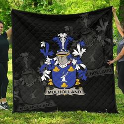 Mulholland Ireland Irish Family Crest JFJ10157 3D Customized Quilt 2707 and Home Decor