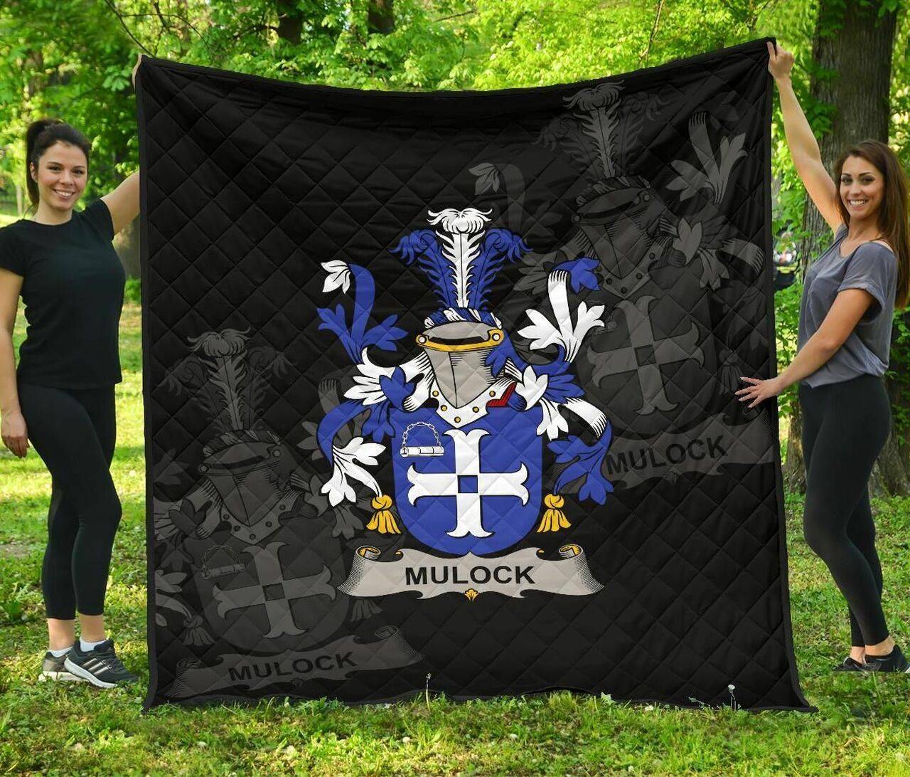 Mulock Or Mullock Ireland Irish Family Crest JFJ10172 3D Customized Quilt 2707 and Home Decor