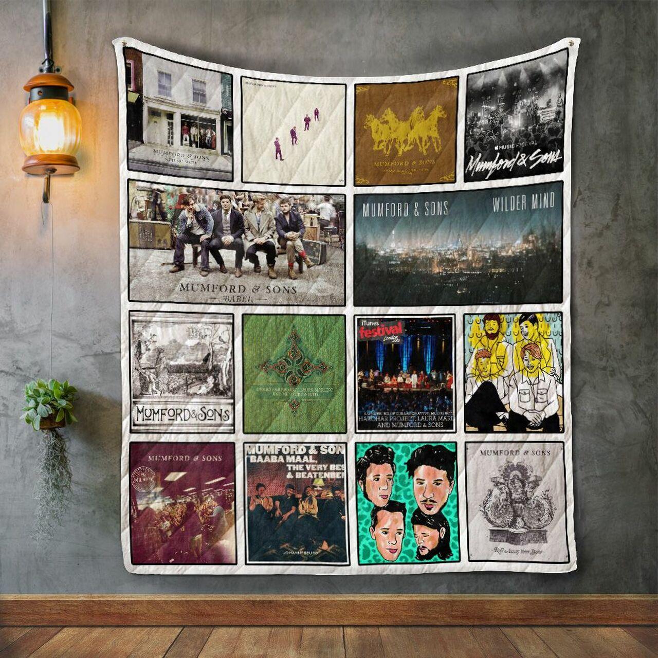 Mumford & Sons Quilt Blanket and Home Decor