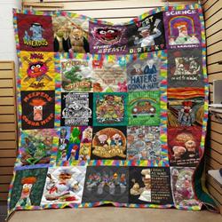 Muppet Show Collage Quilt Blanket and Home Decor