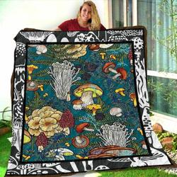 Mushroom Forest CC11 NTTH011298 3D Customized Quilt and Home Decor
