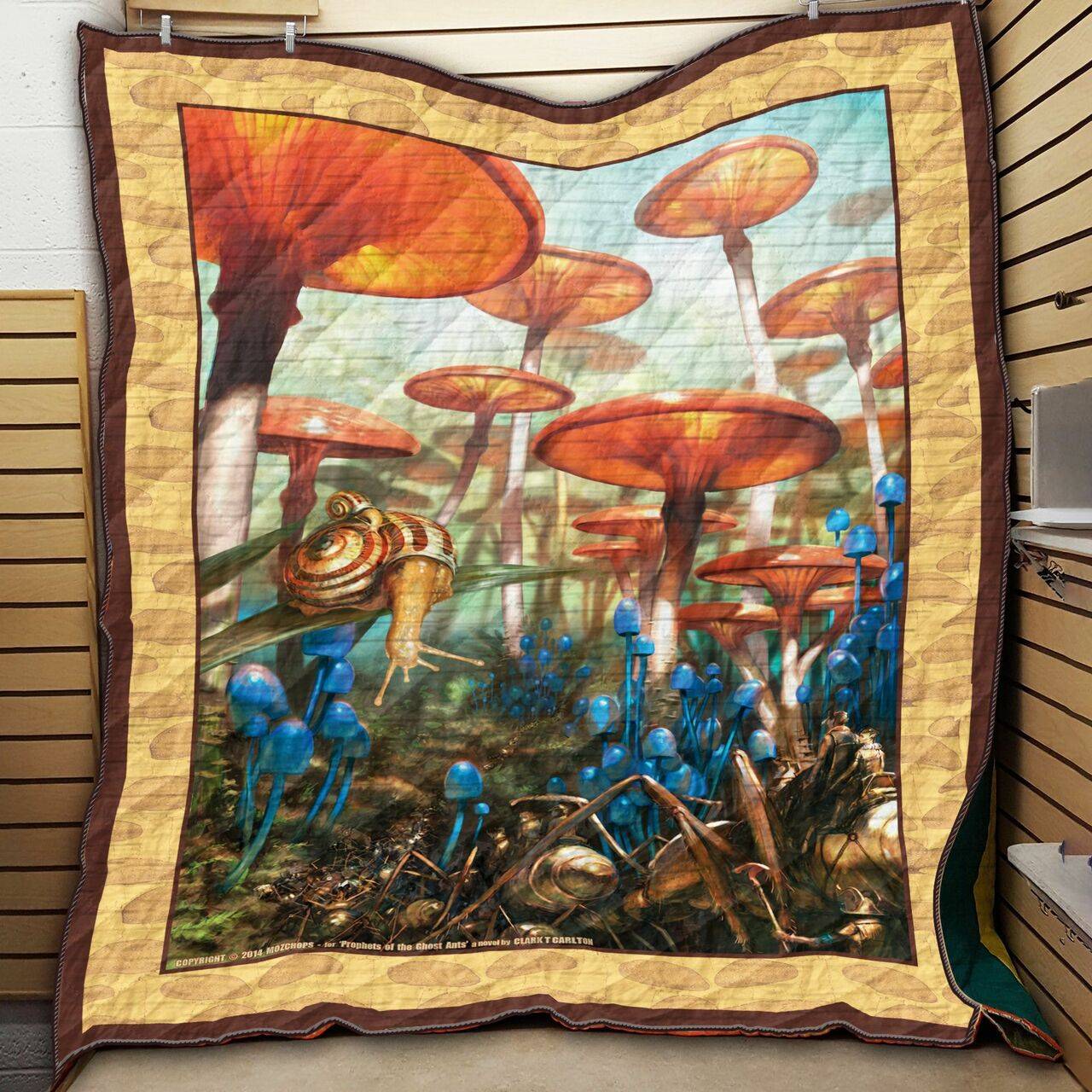 Mushroom Landscape Q3 NNQ131098 3D Customized Quilt and Home Decor