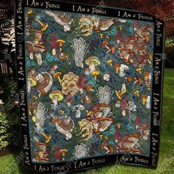 Mushroom Like 3D Personalized Customized Quilt Blanket 1196 and Home Decor