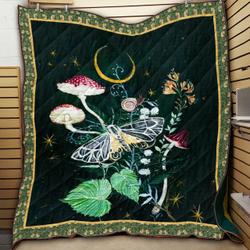 Mushroom Night SH5 3D Customized Quilt and Home Decor