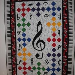 Music Cla200691 Quilt Blanket and Home Decor