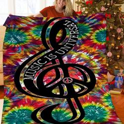 Music Hippie Jfj Quilt Kss and Home Decor